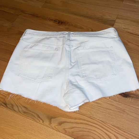 NWOT Madewell Relaxed Denim Shorts in Tile White size 32 - Picture 5 of 11
